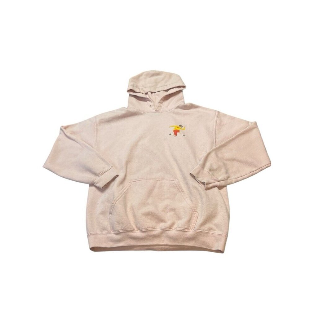 Danny Duncan Hoodie Pink Mens Size Medium Running logo